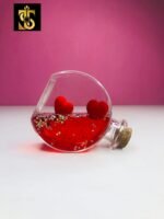 Heart Shape Motion Liquid Bottle